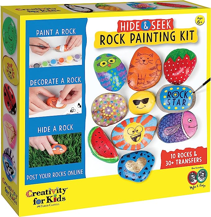 Creativity for Kids: Hide & Seek Rock Painting Kit