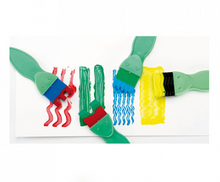 Load image into Gallery viewer, Jovi PAINTING ACCESSORIES Bolsa con 4 pinceles de goma con diversos estampados
