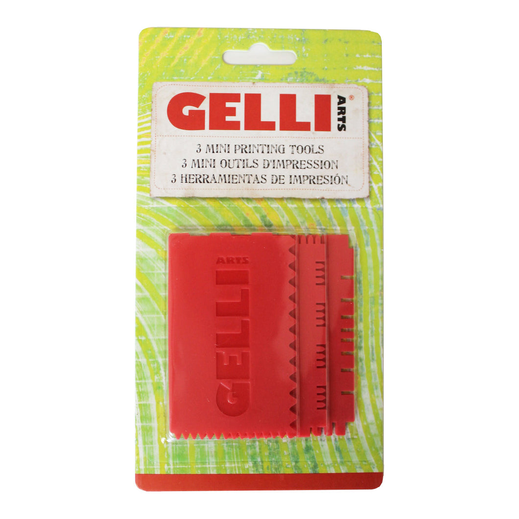 Gelli Arts - Set of 3 Mini Printing Tools