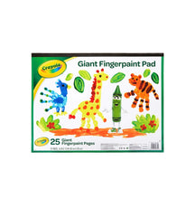 Load image into Gallery viewer, Crayola Pad Giant Fingerpaint 16”x12”
