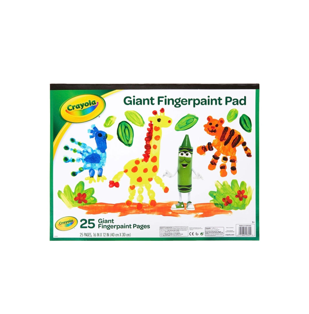 Crayola Pad Giant Fingerpaint 16”x12”