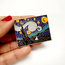 Load image into Gallery viewer, Pin Starry Night - Vincent Van Gogh
