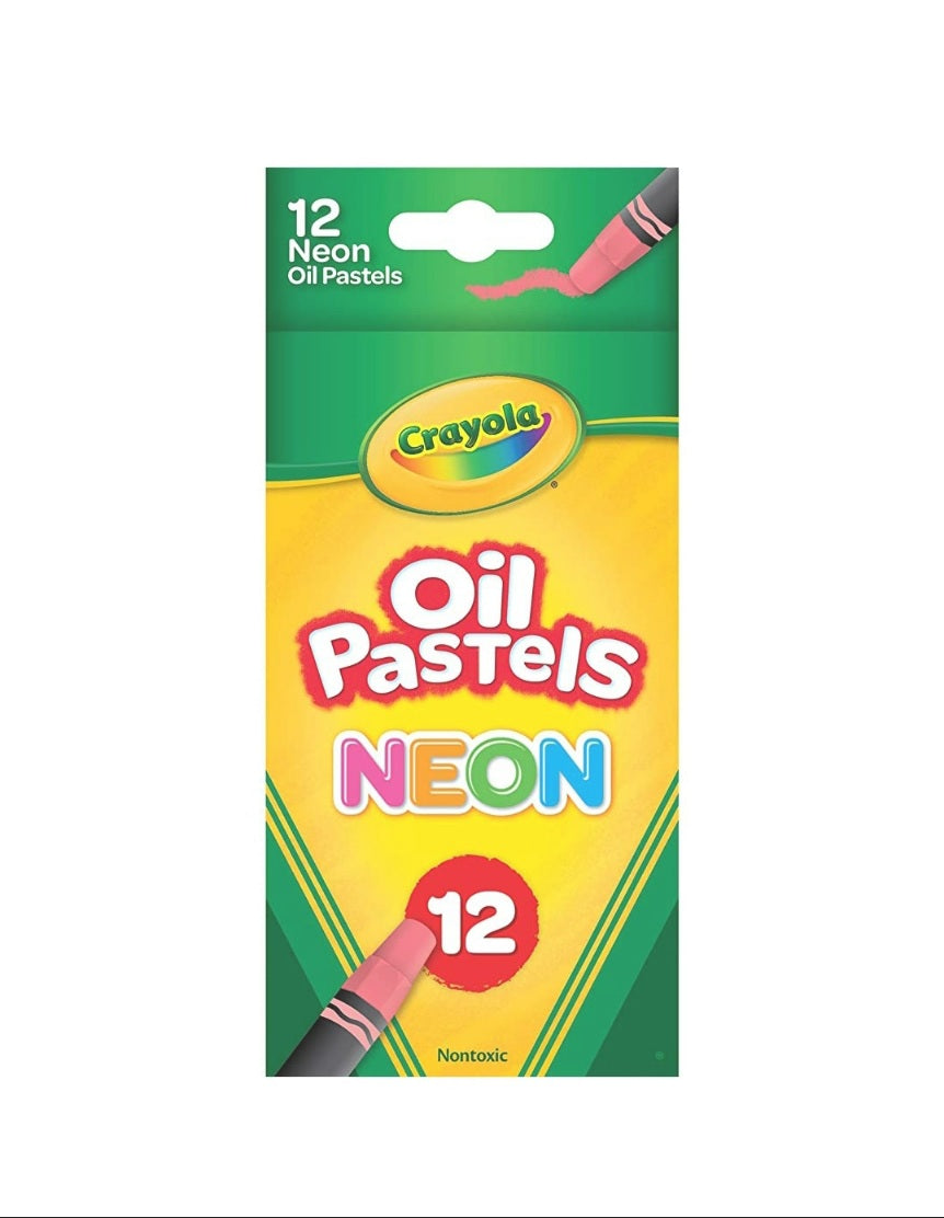 Crayola Oil Pastels 12 Neon Colors