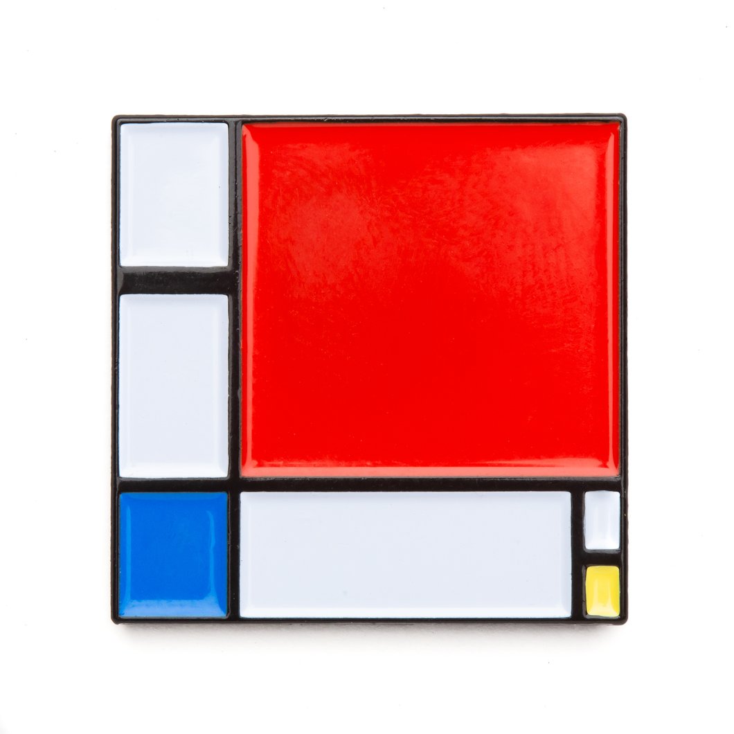 Pin Composition II in Red, Blue, and Yellow - Art History Collection