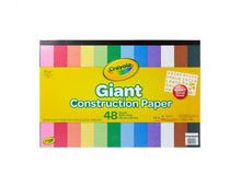 Load image into Gallery viewer, Crayola Giant Construction Paper - 48 Sheets 18&quot;×12&quot;
