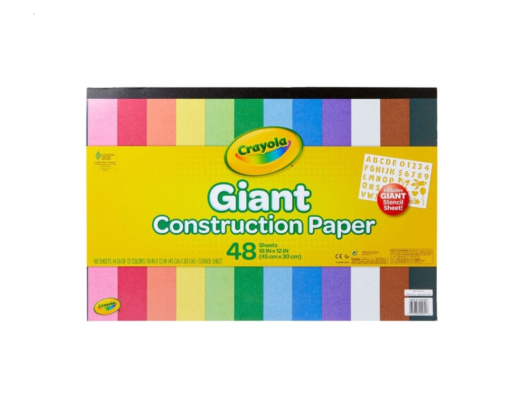 Crayola Giant Construction Paper - 48 Sheets 18