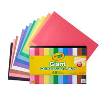 Load image into Gallery viewer, Crayola Giant Construction Paper - 48 Sheets 18&quot;×12&quot;
