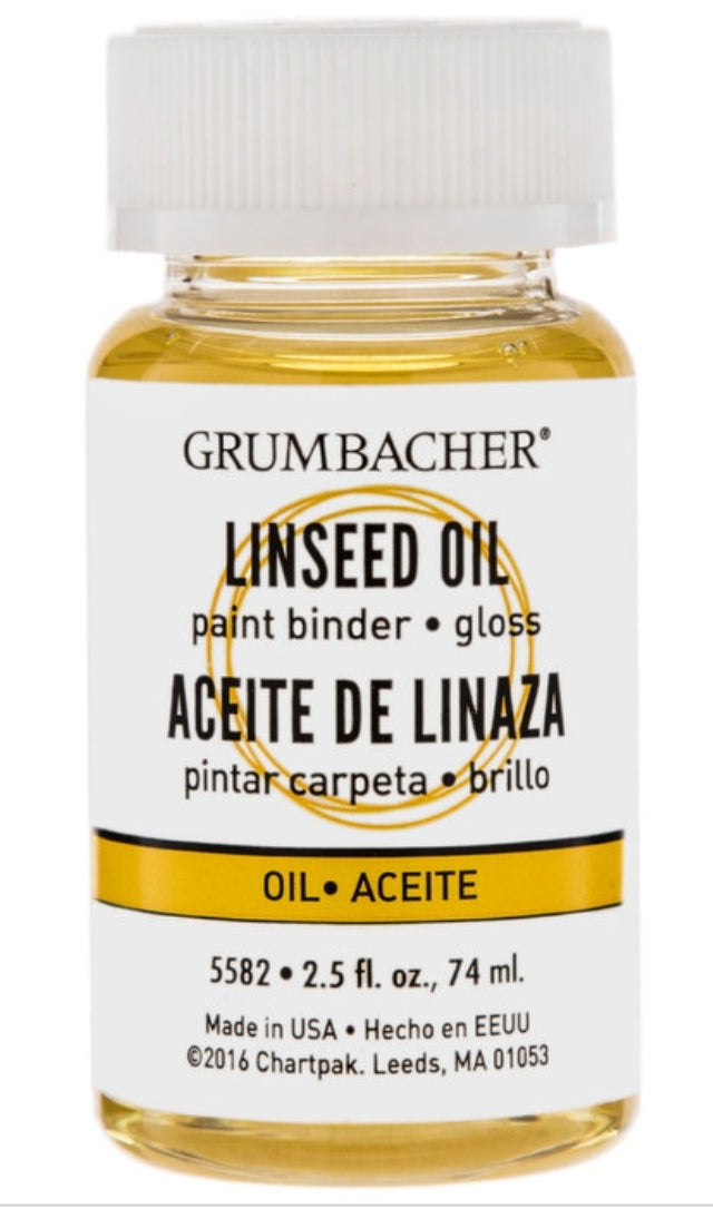 Grumbacher Linseed oil 2 1/2 oz