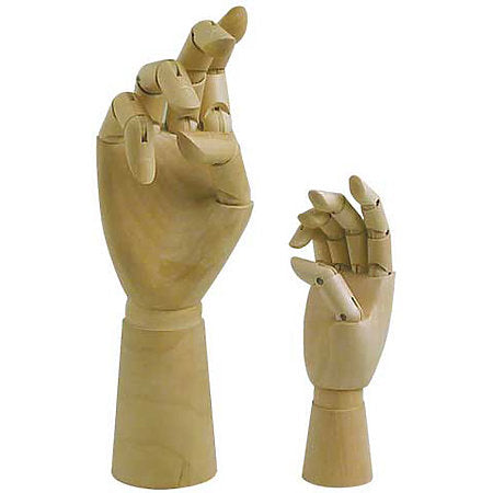 Manikin Articulated Wooden Right Hand | Small