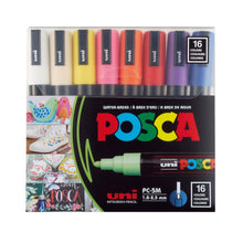 Load image into Gallery viewer, POSCA Paint Marker Sets, 16-Color PC-5M Medium Set
