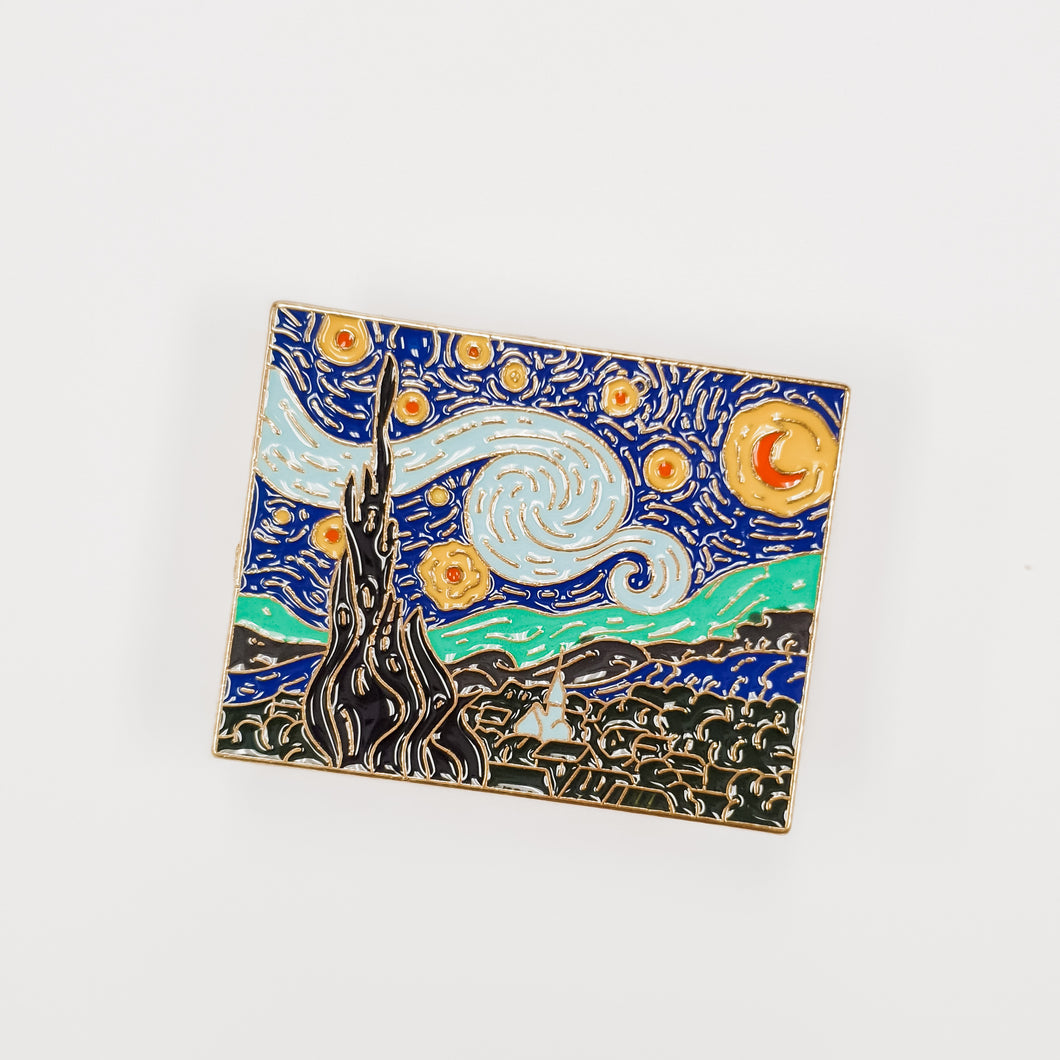 Pin Starry Night - Vincent Van Gogh