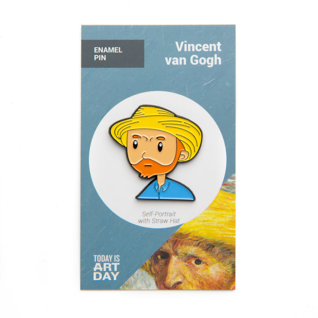 Pin Vicent van Gogh Self-Potrait