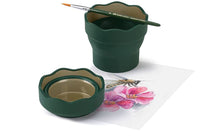 Load image into Gallery viewer, Faber-Castell Clic &amp; Go Water Pot Green

