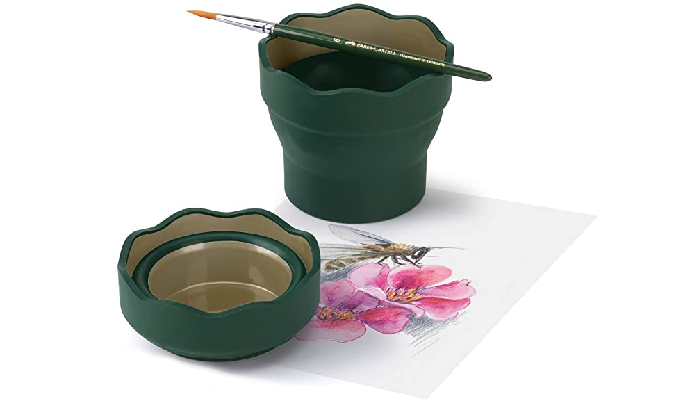 Faber-Castell Clic & Go Water Pot Green