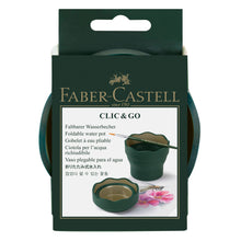 Load image into Gallery viewer, Faber-Castell Clic &amp; Go Water Pot Green
