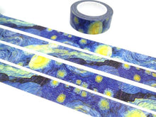 Load image into Gallery viewer, Washi Tape Vincent Van Gogh “Starry Night”
