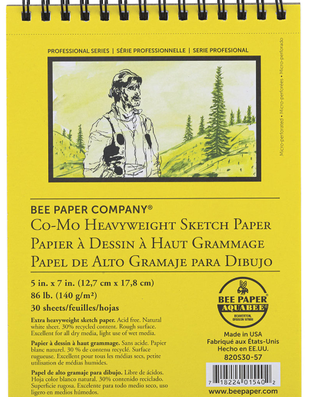 Bee Paper Company - Co-Mo Heavyweight Sketch & Draw Paper