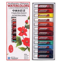 Load image into Gallery viewer, Yasumoto Authentic Chinese Watercolors set 12
