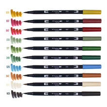 Load image into Gallery viewer, Tombow Dual Brush Pen Holiday 10 pk
