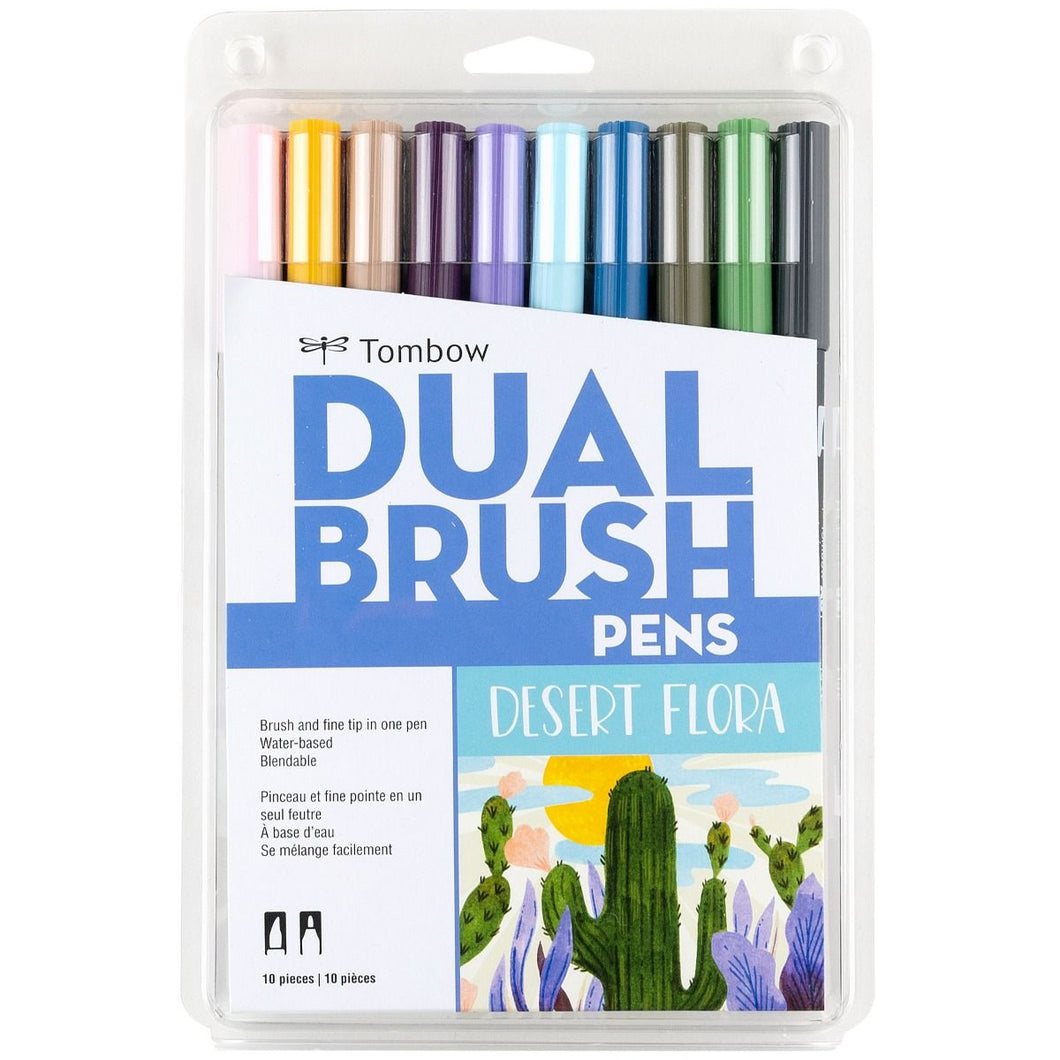 Tombow Dual Brush Pen Set, Desert Flora, 10PK