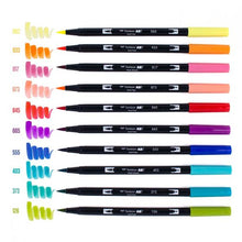 Load image into Gallery viewer, Dual Brush Pen Art Markers, Retro, 10-Pack
