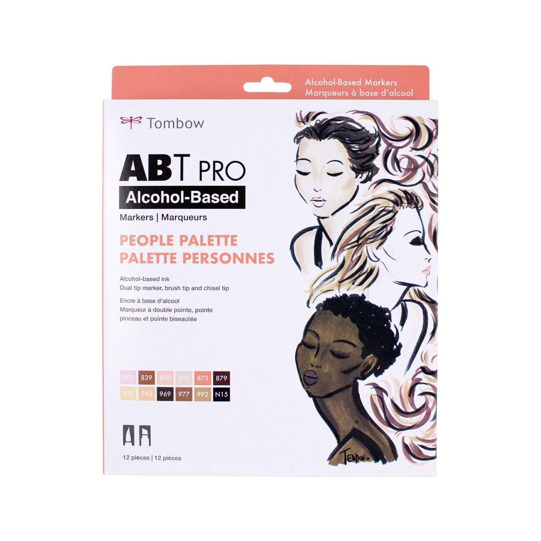 Tombow ABT PRO Alcohol Based Art Markers - People Tones, 12pk