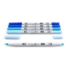 Load image into Gallery viewer, Tombow ABT PRO Alcohol Based Art Markers - Blue Tones, 5pk
