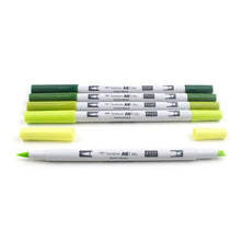 Load image into Gallery viewer, Tombow ABT PRO Alcohol Based Art Markers - Green Tones, 5pk
