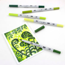 Load image into Gallery viewer, Tombow ABT PRO Alcohol Based Art Markers - Green Tones, 5pk
