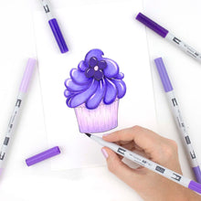 Load image into Gallery viewer, Tombow ABT PRO Alcohol Based Art Markers - Purple Tones, 5pk
